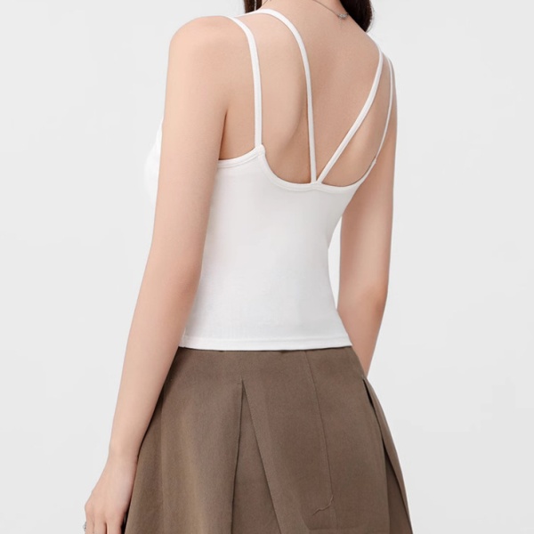 吊带背心女夏新款内衣运动文胸带胸垫内搭美背打底瑜伽外穿上衣女