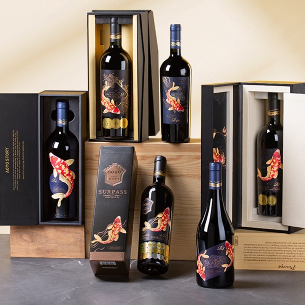 傲鱼智利原装原瓶进口红酒干红葡萄酒水果酒整箱批发送礼线下代理