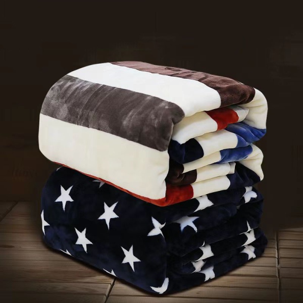 夏天毛毯床单加厚毯子学生宿舍办公午休珊瑚绒法兰绒礼品礼盒福利