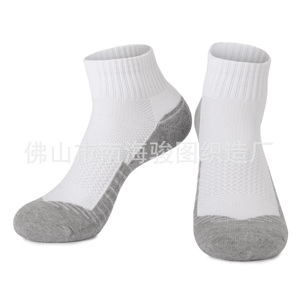 户外运动袜纯棉春夏男士登山徒步袜透气吸汗篮球袜防臭跑步袜