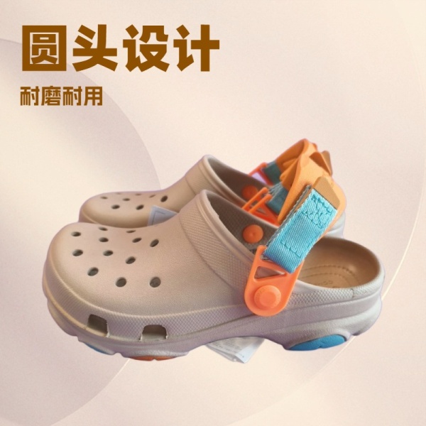 cross明星同款经典特林洞洞鞋男户外沙滩鞋包头轻便防滑情侣凉拖