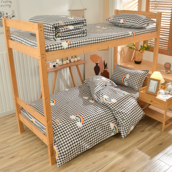 学生宿舍三件套寝室被褥整套六件套单人床被子垫子学校床上用品