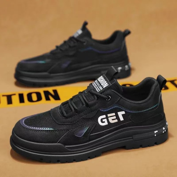 夏季男鞋2025新款透气网面休闲鞋潮流百搭爆款防滑耐磨运动鞋