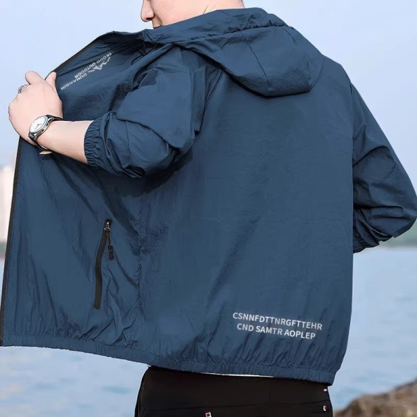 冰丝防晒衣男2025新款夏季防紫外线薄款透气防晒服户外钓鱼外套潮