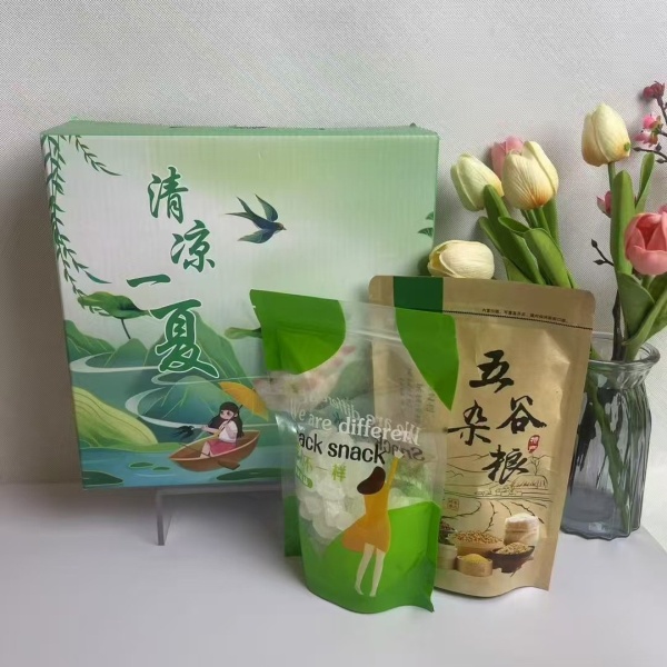 300克绿豆，一袋300克冰糖 清凉防暑套盒礼品批发套装