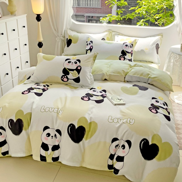 四件套定制 全棉纯棉套件床笠款四件套来图定制迅速出样 量大从优