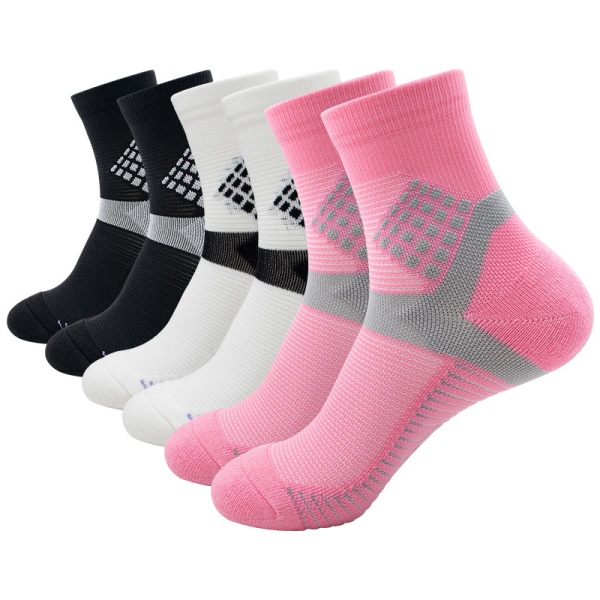 重德运动户外骑行篮球袜耐磨加厚速干中筒减震防滑包裹性毛巾袜子