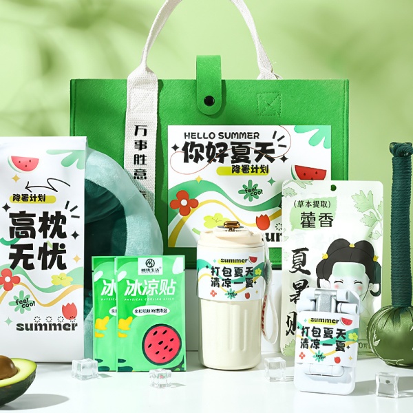 2025新款清凉伴手礼送员工大礼包夏日小风扇防暑降温套装用品实用