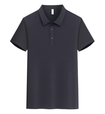 无痕冰丝凉感工作服工装短袖polo衫定制印logo刺绣公司文化衫t恤