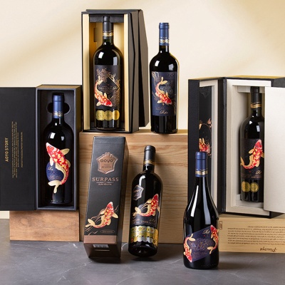 傲鱼智利原装原瓶进口红酒干红葡萄酒水果酒整箱批发送礼线下代理