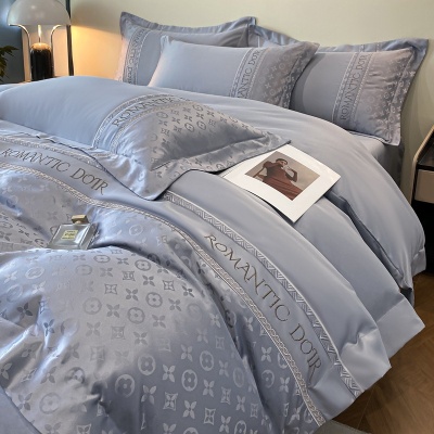 冰丝四件套轻奢高级感夏季床单被套天丝真丝床单款四件套床上用品