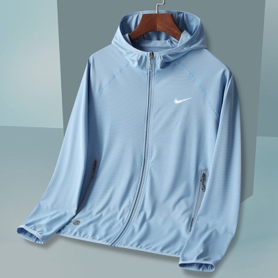 一件代发 品牌衣男士夏季2025新款冰丝透气白色户外运动钓鱼服外