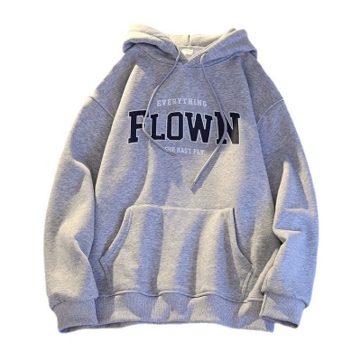 秋冬韩版加厚女卫衣连帽字母印花卫衣女ins原宿风女款卫衣