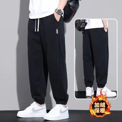 厂家直销休闲裤男士弹力束脚卫裤春夏季薄款宽松大码百搭运动裤子
