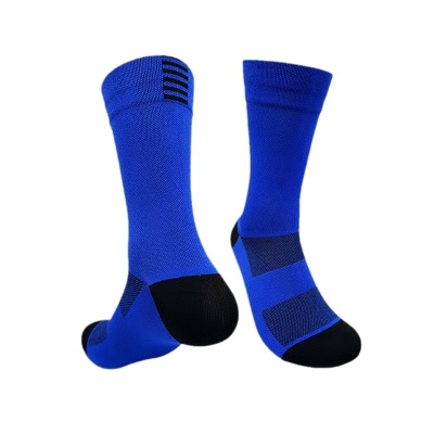 厂家现货春夏运动袜男户外公路自行车中筒袜网眼透气长筒骑行袜子