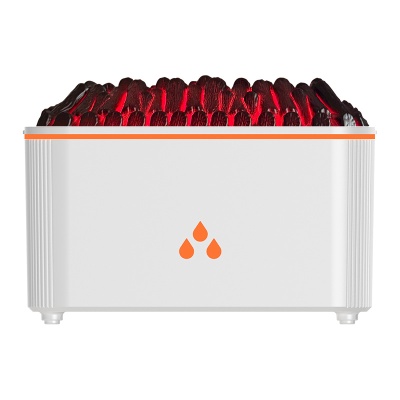 25款跨境创意仿真火焰香薰机 扩香机家用办公桌面七彩火焰加湿器