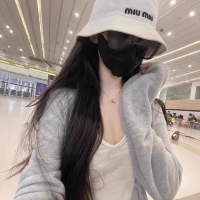 宽松针织防晒开衫女2025新款夏季吊带外搭薄款空调衫镂空薄纱外套