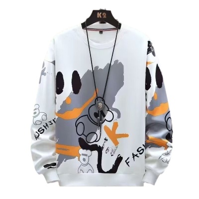 新款运动男士卫衣休闲春秋季套头时尚潮流长袖青少年学生宽松上衣