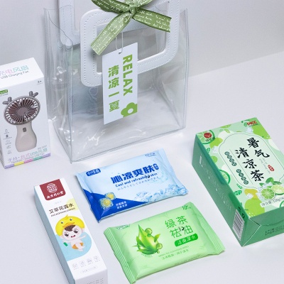 防暑降温礼品夏日清凉礼包风扇礼盒高温慰问员工团建实用礼品套装