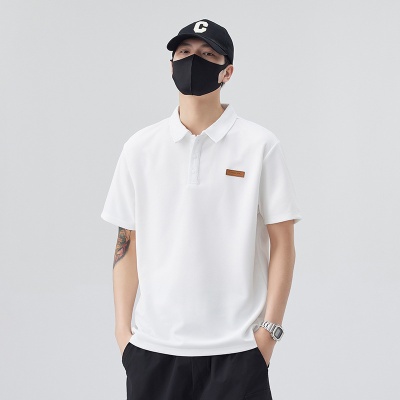 短袖POLO衫男夏季新款抗菌透气舒适半袖体恤青年时尚百搭上衣男装