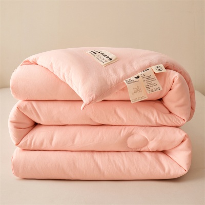 A类母婴级原棉大豆纤维被子抗菌水洗棉春秋被芯学生冬被礼品棉被