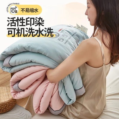 原棉大豆a类夏被空调被薄款单双人夏凉被批发夏天被子被芯礼品