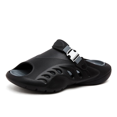 男鞋2025夏季运动拖鞋防滑减震洞洞鞋户外休闲度假软底轻便凉拖鞋