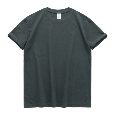 重磅230g纯色t恤短袖女打底衫纯白T恤精梳棉男半袖内搭宽松夏纯棉