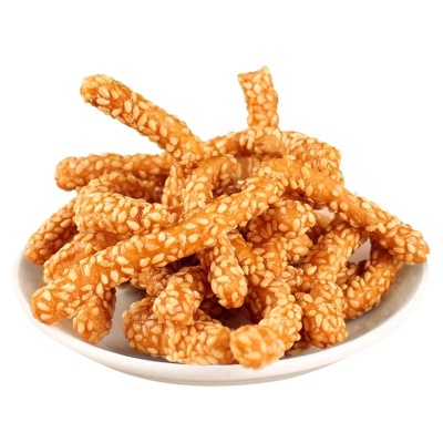 香酥芝麻条老式江米条山药芝麻糖酥饼孕妇吃的零食传统糕点纯手工