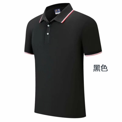 精梳赛络纺棉广告衫T恤男工厂夏翻领短袖印花POLO衫工作服体恤衫