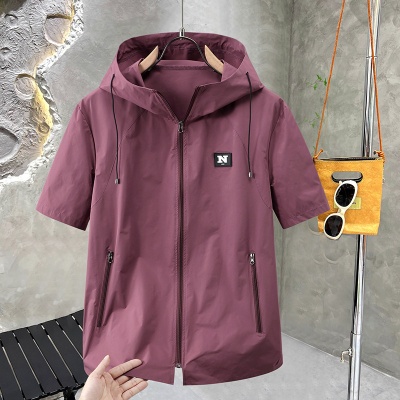 2025新款速干大码运动套装男士夏季胖子宽松连帽短袖t恤短裤男装