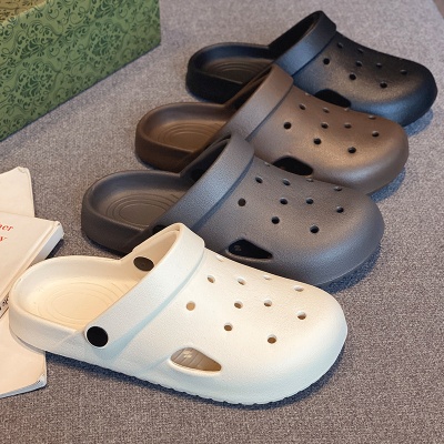 水乐园洞洞鞋女鞋居家拖鞋防滑洗浴室软底轻便外穿拖鞋男超市批发