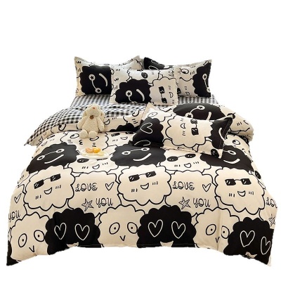 六件套床上用品全套组合被子八件套带被芯枕芯学生被套宿舍一整套