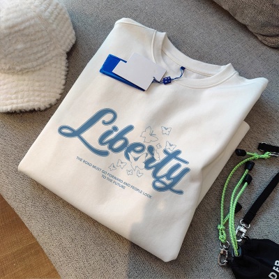 夏季短袖t恤女纯棉2025新款宽松百搭休闲白色半袖上衣时尚女装T恤