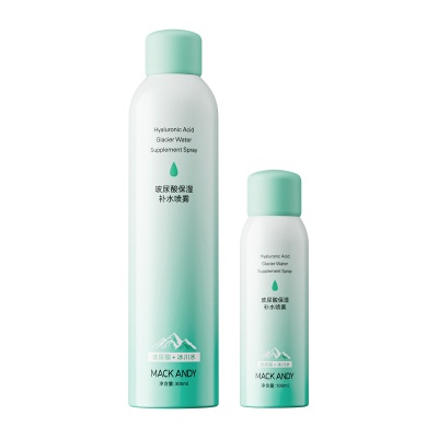 玛可安迪玻尿酸冰川水补水喷雾妆前滋润保湿爽肤水护肤水两瓶装