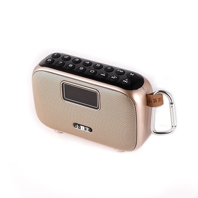 小霸王D98无线蓝牙音箱户外小音响选歌插卡插U盘调频收音机