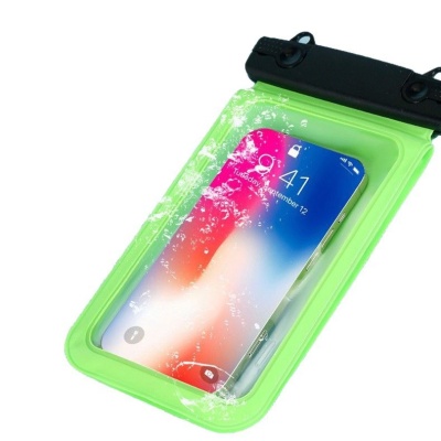 跨境双仓防水袋PVC手机防水袋 游泳潜水漂流沙滩可触摸拍照防水包