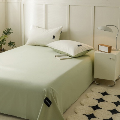 全棉水洗棉四件套 100纯棉被套床单学生宿舍150x200被罩床笠床品3