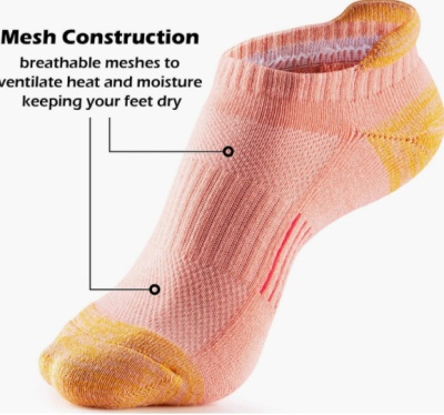 跨境短筒女款加厚羽毛球运动袜毛巾底透气专业跑步户外船袜子批发
