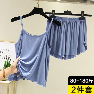 莫代尔吊带裙内搭长款宽松防透内衬裙白色打底背心大码连衣裙女夏