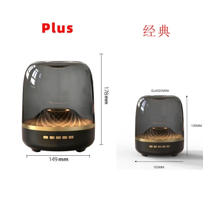 华强北新品升级大号琉璃5代蓝牙音箱炫彩氛围灯电脑音响低音炮