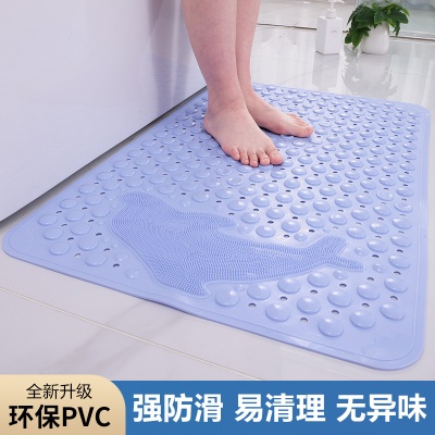 浴室防滑垫卫生间洗澡垫子沐浴房防水防摔脚垫家用厕所带吸盘地垫
