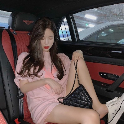 夏季中长款宽松闺蜜装打底衫女卡通ins圆领大码短袖T恤女上衣女装