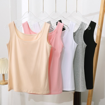 夏季韩版修身新款女莫代尔百搭外穿性感纯色无袖吊带小背心打底衫