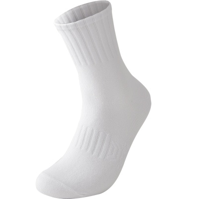 【7A抗菌】男女款户外运动防臭中筒袜透气吸汗秋季黑白长袜