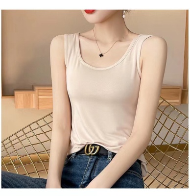 夏季韩版修身新款女莫代尔百搭外穿性感纯色无袖吊带小背心打底衫
