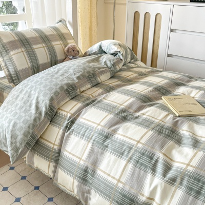 大学生宿舍纯棉三件套床上用品全棉床单被子罩床垫六件套拎包入住