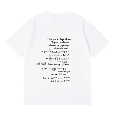 韩版纯棉字母印花短袖t恤女夏季宽松百搭学生ins风潮流上衣打底衫