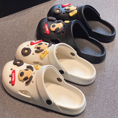 景辰鞋业可爱卡通洞洞鞋女夏外穿2025春夏季两穿凉鞋沙滩防滑拖鞋