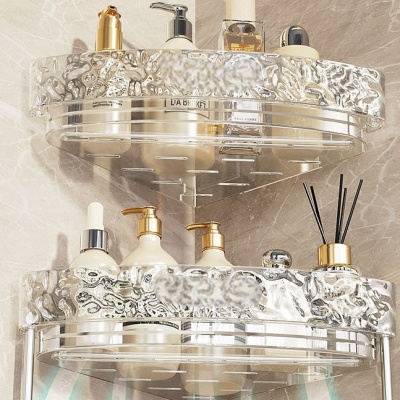 冰川纹卫生间置物架家用浴室洗手间免打孔卫浴壁挂收纳架